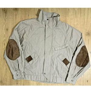 Vintage Members Only Racer Jacket Cotton Leather